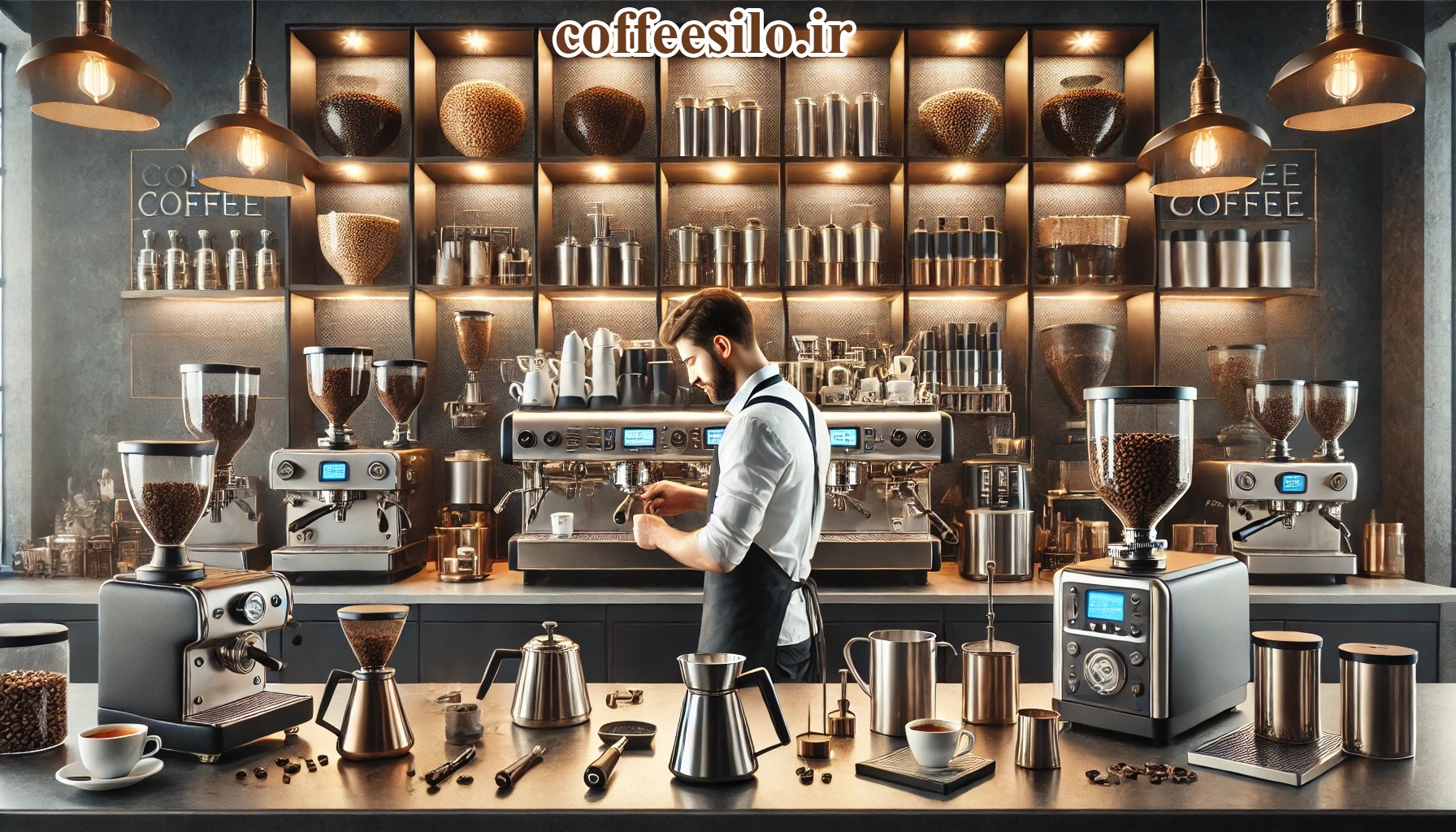 خرید سیلو قهوه دیواری